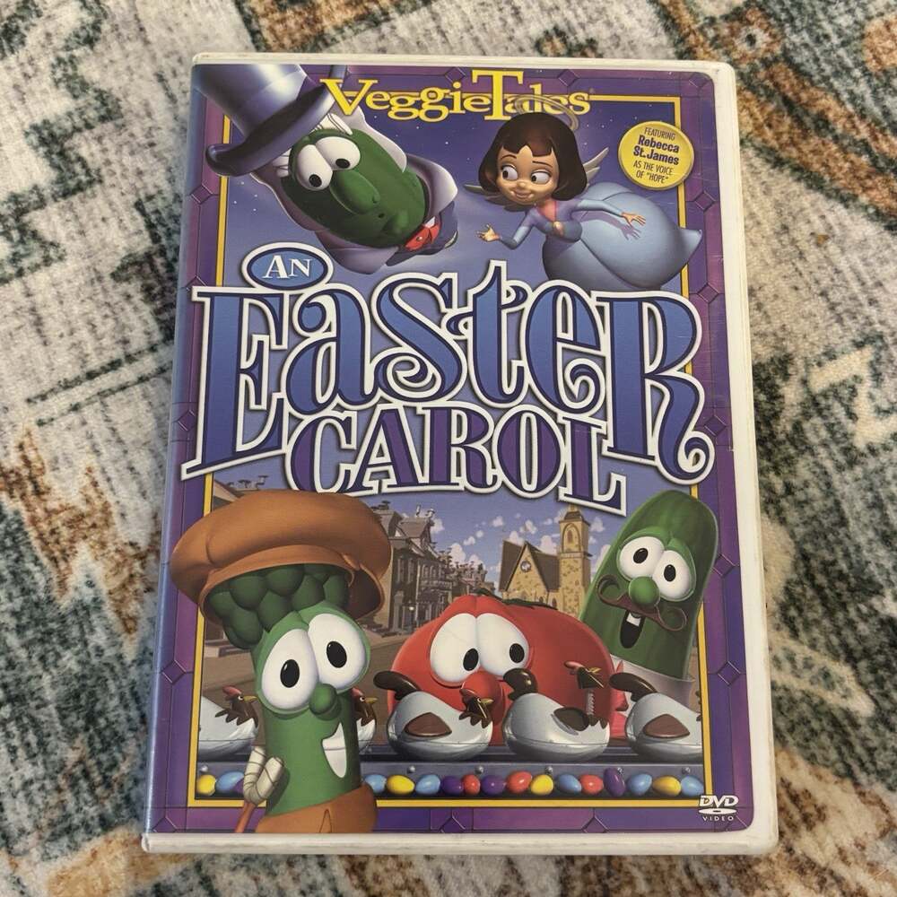 Veggietales An Easter Carole DVD 2004 Y2K Nostalgia